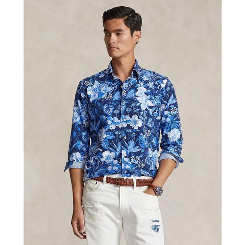 Cotton Oxford Shirt in Floral/Leaf Print and Slim Fit - Polo Ralph Lauren - Modalova