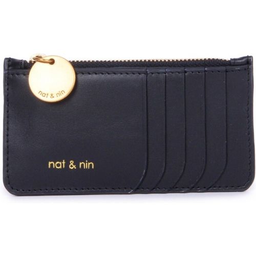 Alix Leather Card Holder/Coin Purse - NAT & NIN - Modalova