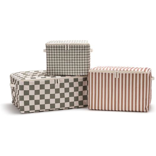 Set of 3 Sunny Polyester Storage Cubes - LA REDOUTE INTERIEURS - Modalova