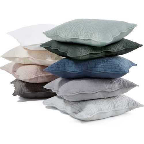 Scenario Quilted Cotton Cushion Cover - LA REDOUTE INTERIEURS - Modalova