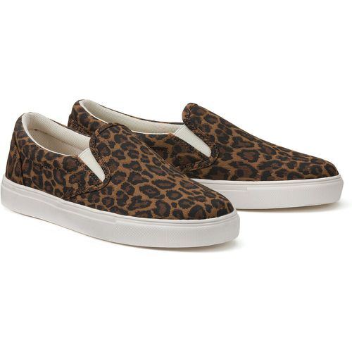 Leopard Print Trainers in Recycled Canvas - LA REDOUTE COLLECTIONS - Modalova