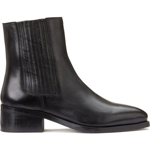 Chelsea Leather Wide Fit Ankle Boots - LA REDOUTE COLLECTIONS PLUS - Modalova