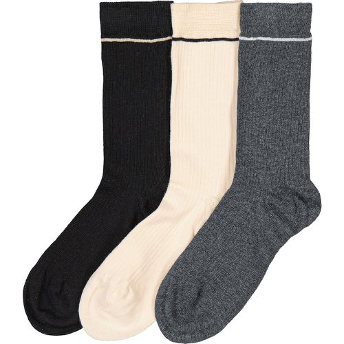 Pack of 3 Pairs of Unisex Socks in Cotton Mix - Dim - Modalova