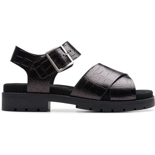 Orinoco Cross Leather Sandals - Clarks - Modalova