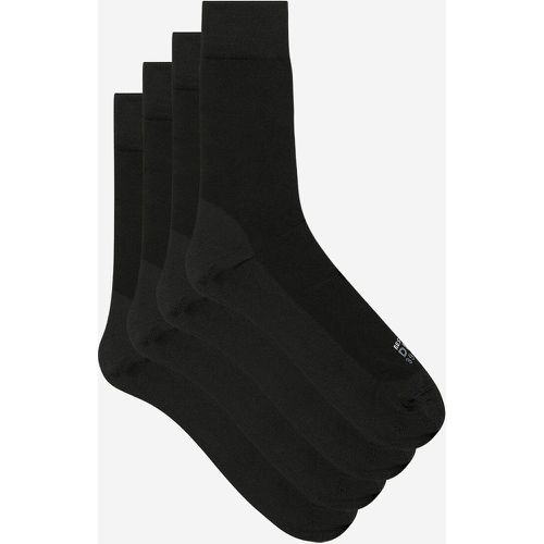 Pack of 2 Pairs of Hardwearing Socks in Cotton Mix - Dim - Modalova