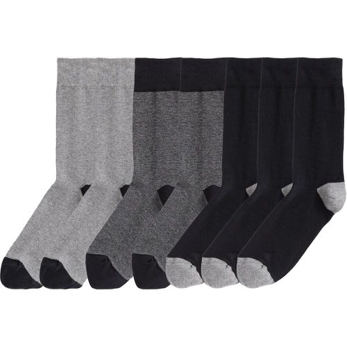 Pack of 7 Pairs of Socks in Cotton Mix, Made in Europe - LA REDOUTE COLLECTIONS - Modalova