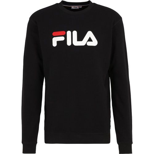 Barbian Cotton Mix Sweatshirt with Large Logo and Crew Neck - Fila - Modalova