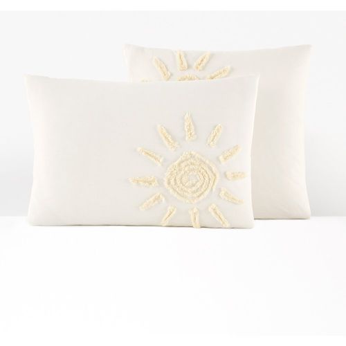 Melenaos Tufted Sun 100% Cotton Pillowcase - LA REDOUTE INTERIEURS - Modalova