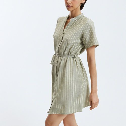 Striped Mini Shirt Dress - Vila - Modalova