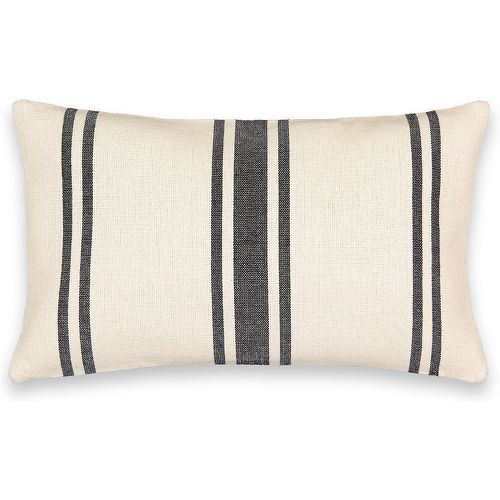Minille Striped 100% Cotton Cushion Cover - LA REDOUTE INTERIEURS - Modalova