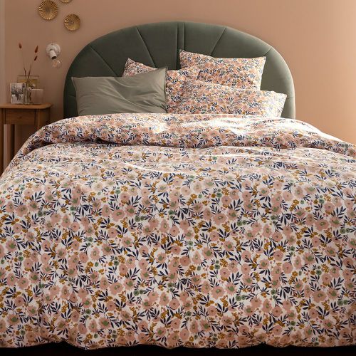 Ohara Floral 100% Cotton Percale 200 Thread Count Fitted Sheet - LA REDOUTE INTERIEURS - Modalova