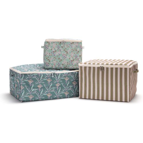 Set of 3 Sunny Polyester Storage Cubes - LA REDOUTE INTERIEURS - Modalova
