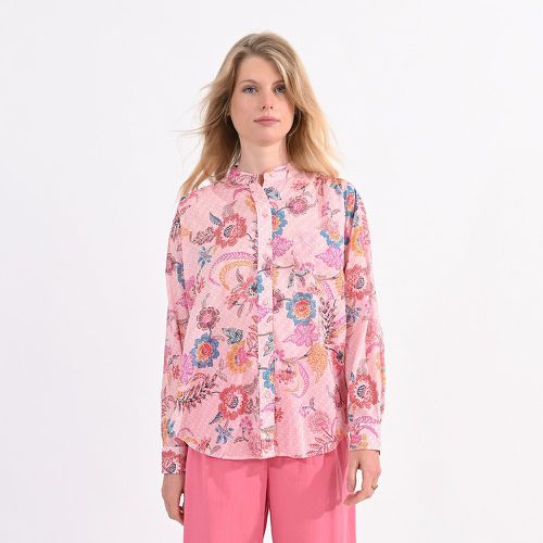 Floral Cotton Shirt with Long Sleeves - MOLLY BRACKEN - Modalova