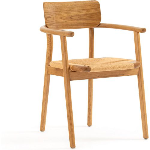 Pipo Solid Oak and Weaving Table Armchair - LA REDOUTE INTERIEURS - Modalova
