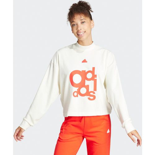 Brand of Love Sweatshirt with Logo Print in Cotton Mix - ADIDAS SPORTSWEAR - Modalova