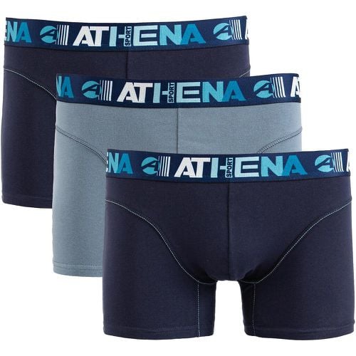 Pack of 3 Endurance 24H Hipsters in Cotton - Athena - Modalova