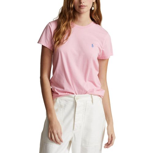 Cotton Crew Neck T-Shirt with Short Sleeves - Polo Ralph Lauren - Modalova