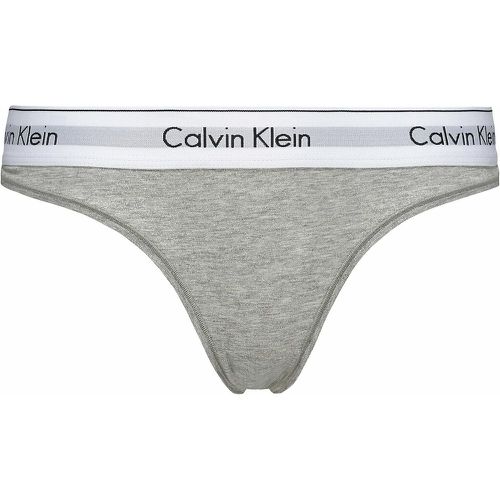 Modern Cotton Signature Thong - Calvin Klein Underwear - Modalova