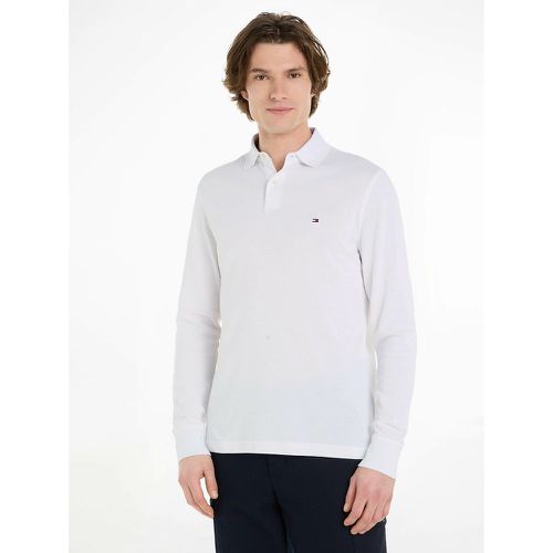 Organic Cotton Pique Polo Shirt in Regular Fit with Long Sleeves - Tommy Hilfiger - Modalova