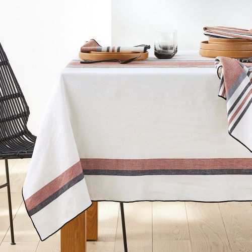 Onya Striped Woven-Dyed Thick 100% Cotton Tablecloth - LA REDOUTE INTERIEURS - Modalova