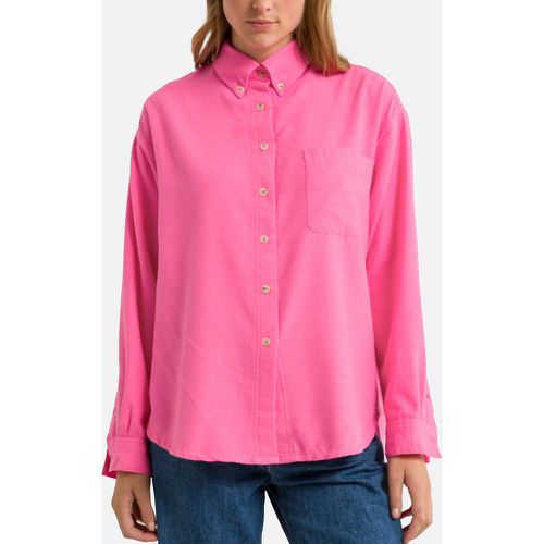 Dakota Sateen Boyfriend Shirt in Cotton Mix with 3/4 Length Sleeves - American vintage - Modalova