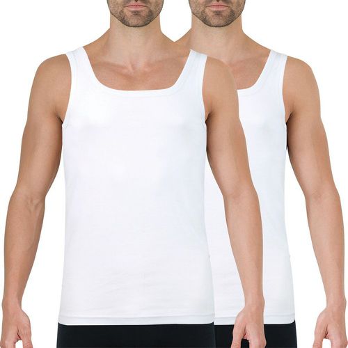 Pack of 2 Duo Eco Vest Tops in Cotton - Athena - Modalova