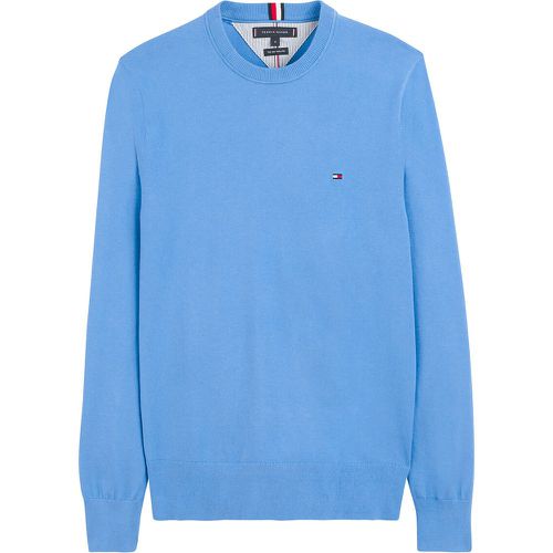 Logo Embroidery Jumper in Cotton Mix with Crew Neck - Tommy Hilfiger - Modalova