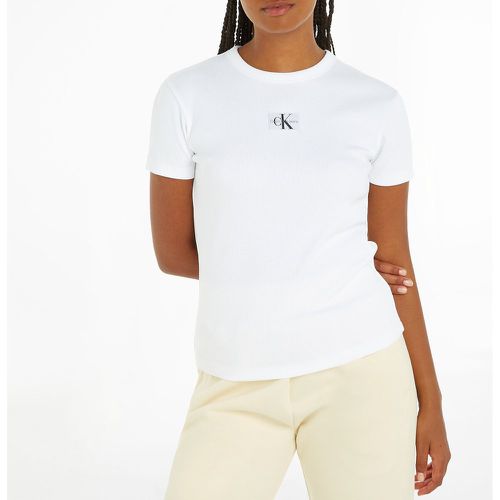 Cotton Crew Neck T-Shirt with Short Sleeves - Calvin Klein Jeans - Modalova