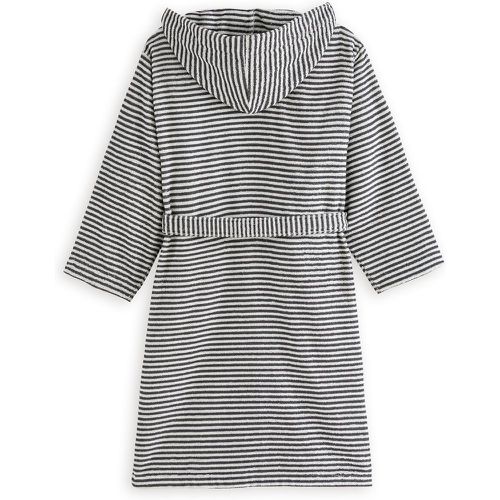 Malo Striped Hooded 100% Cotton Terry Bathrobe - LA REDOUTE INTERIEURS - Modalova