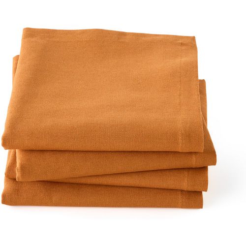 Set of 4 Border Cotton & Linen Table Napkins - LA REDOUTE INTERIEURS - Modalova