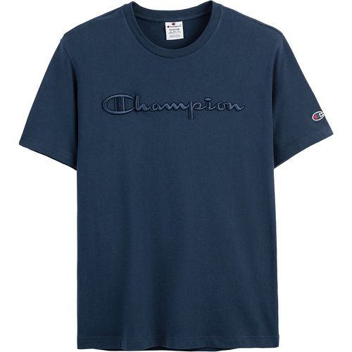 Large Embroidered Logo T-Shirt in Cotton with Short Sleeves - Champion - Modalova