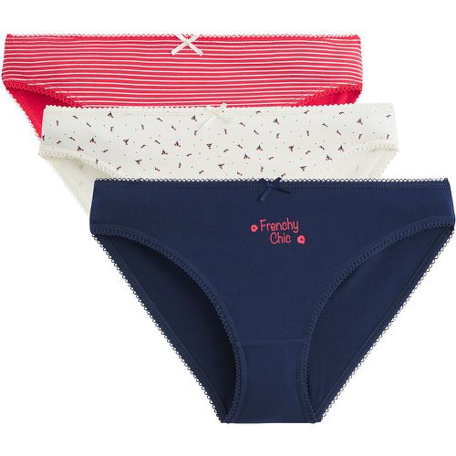 Pack of 3 Knickers in Cotton - LA REDOUTE COLLECTIONS - Modalova