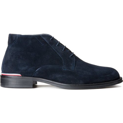 Suede Ankle Boots with Laces - Tommy Hilfiger - Modalova