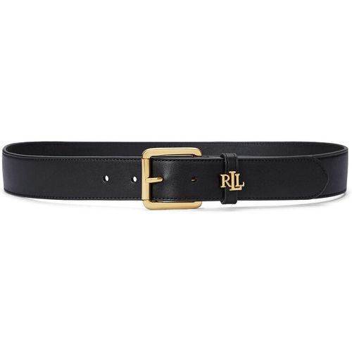 Leather Logo Belt - Lauren Ralph Lauren - Modalova