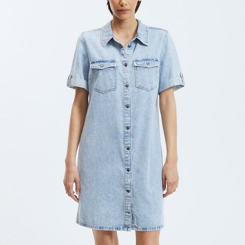 Denim Mini Shirt Dress - Vero Moda - Modalova