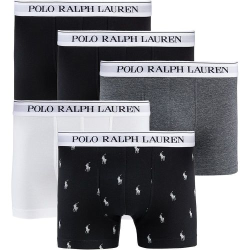 Pack of 5 Cotton Hipsters - Polo Ralph Lauren - Modalova