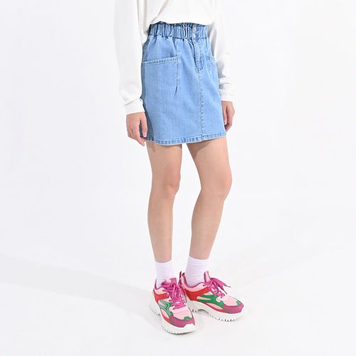 Denim Mini Skirt with High Waist - LILI SIDONIO - Modalova