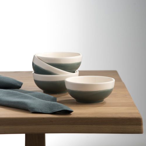 Set of 4 Zalato Two-Tone Earthenware Bowls - LA REDOUTE INTERIEURS - Modalova