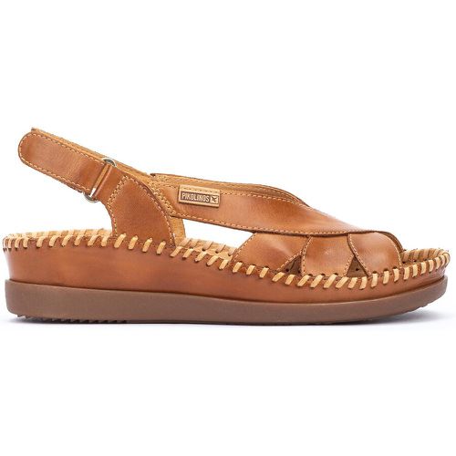 Cadaques Semi-Wedge Sandals in Leather - Pikolinos - Modalova