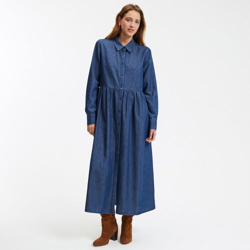 Denim Midaxi Dress with Long Sleeves - LA REDOUTE COLLECTIONS - Modalova