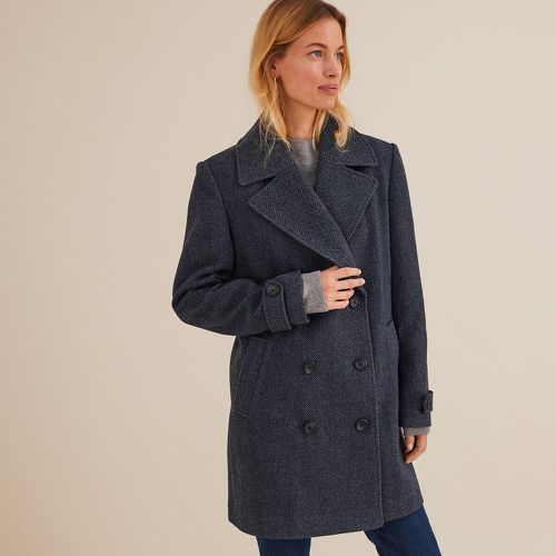 Recycled Herringbone Coat, Mid-Length, Mid-Season - Anne weyburn - Modalova