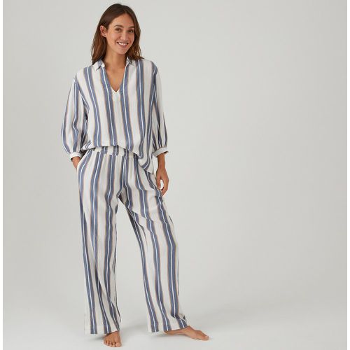 Striped Crepon Pyjamas - LA REDOUTE COLLECTIONS - Modalova