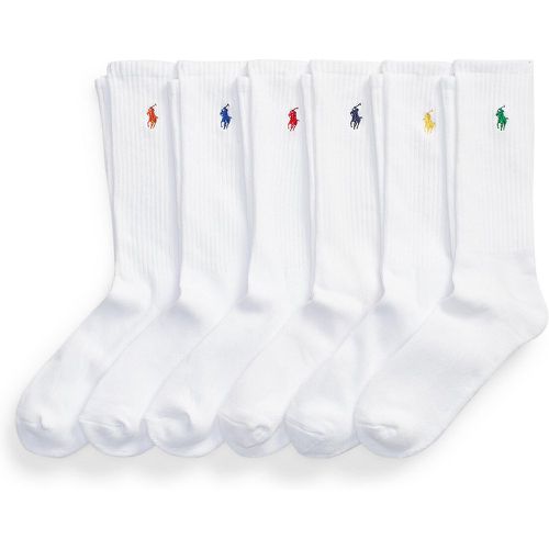 Pack of 6 Pairs of Socks in Cotton Mix - Polo Ralph Lauren - Modalova