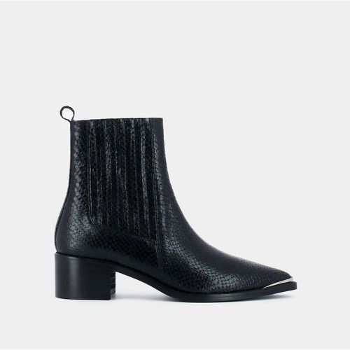 Arsene Cowboy Ankle Boots in Leather - JONAK - Modalova