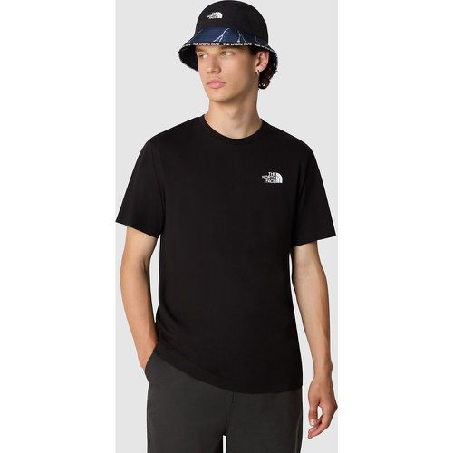 Red Box Cotton T-Shirt with Short Sleeves - The North Face - Modalova