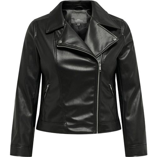 Faux Leather Short Jacket - ONLY CARMAKOMA - Modalova