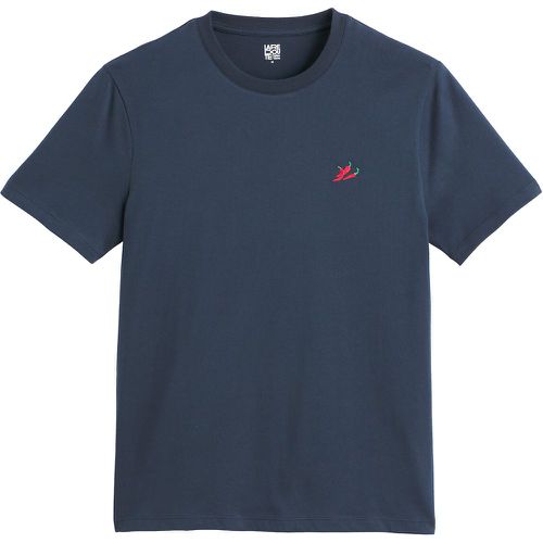 Embroidered Chillies Cotton T-Shirt with Short Sleeves - LA REDOUTE COLLECTIONS - Modalova