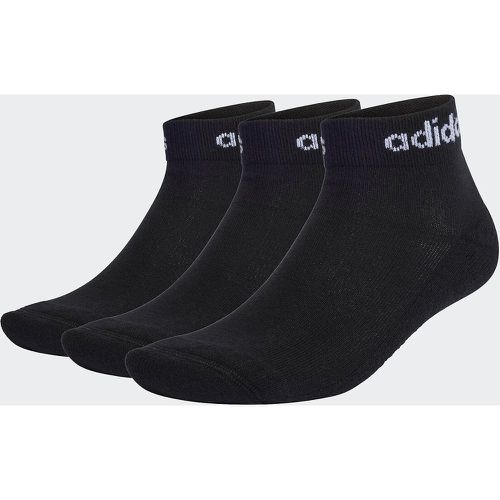 Pack of 3 Pairs of Think Linear Socks in Cotton Mix - adidas performance - Modalova