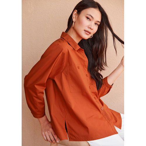 Cotton Shirt with 3/4 Length Sleeves - Anne weyburn - Modalova