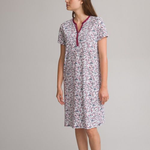 Floral Cotton Jersey Nightdress - Anne weyburn - Modalova